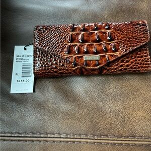 Brahmin Veronica Pecan Melbourne Wallet NWOT